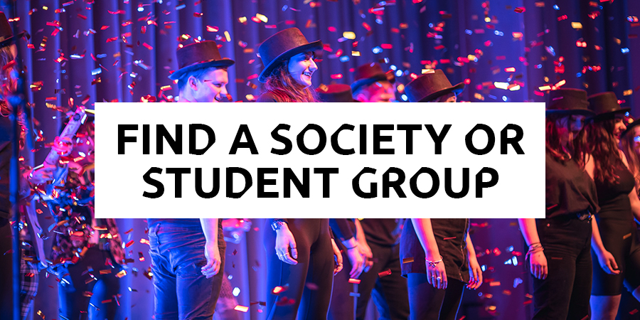 Find A Society Or Student Group