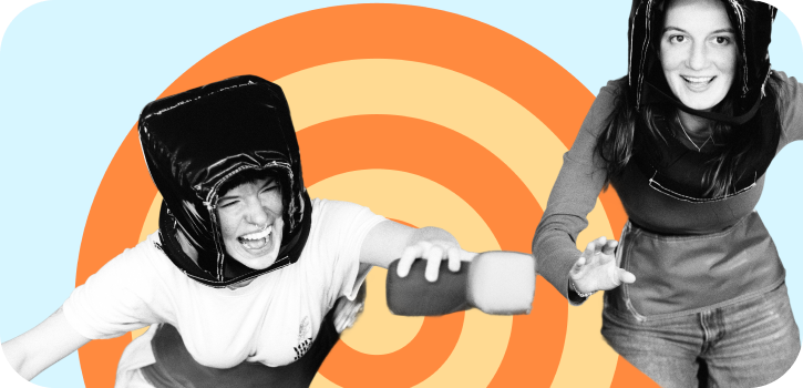 Students in sports gear