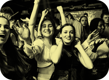 Students dancing at Foundry